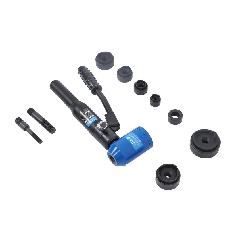 DURAFORCE 1/2 to 2 inch Hydraulic Knockout Hole Punch Driver Kit Metal Sheet Puncher