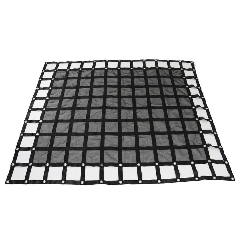 DURAFORCE Heavy Duty Cargo Net 6.75' x 8' FT For Pickup Trucks W/Cam Buckles & S-Hooks