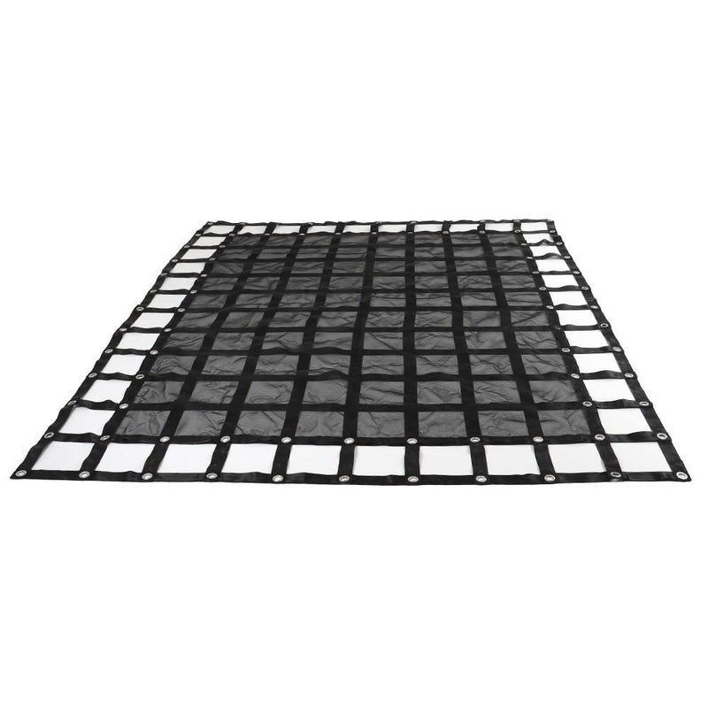 DURAFORCE Heavy Duty Cargo Net 6.75' x 8' FT For Pickup Trucks W/Cam Buckles & S-Hooks