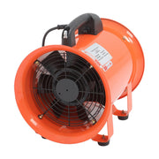 DURAFORCE 8" Portable Extractor Fan 16.4FT Duct Hose 180W 900CFM Air Mover Blower Fan