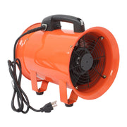DURAFORCE 8" Portable Extractor Fan 16.4FT Duct Hose 180W 900CFM Air Mover Blower Fan