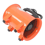 DURAFORCE 8" Portable Extractor Fan 16.4FT Duct Hose 180W 900CFM Air Mover Blower Fan