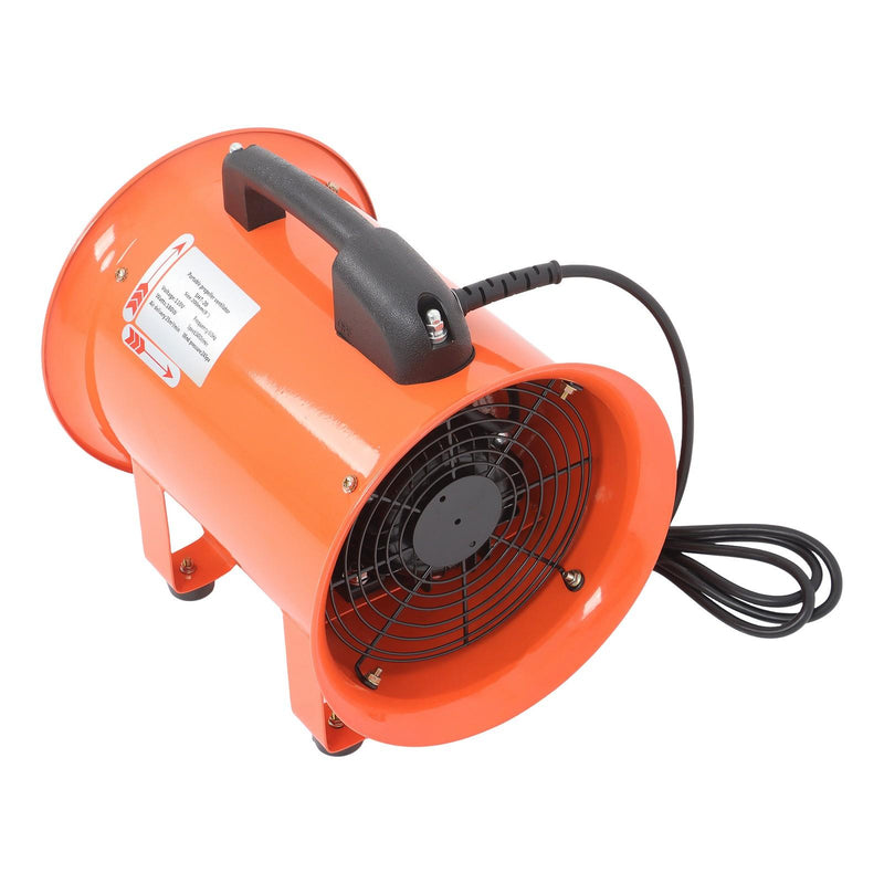 DURAFORCE 8" Portable Extractor Fan 16.4FT Duct Hose 180W 900CFM Air Mover Blower Fan