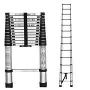 DURAFORCE 14.5FT Aluminum Extension Telescoping Heavy Duty Lightweight Step Ladder 330lbs
