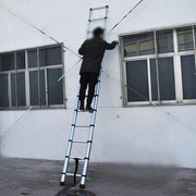 DURAFORCE 14.5FT Aluminum Extension Telescoping Heavy Duty Lightweight Step Ladder 330lbs