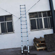 DURAFORCE 14.5FT Aluminum Extension Telescoping Heavy Duty Lightweight Step Ladder 330lbs