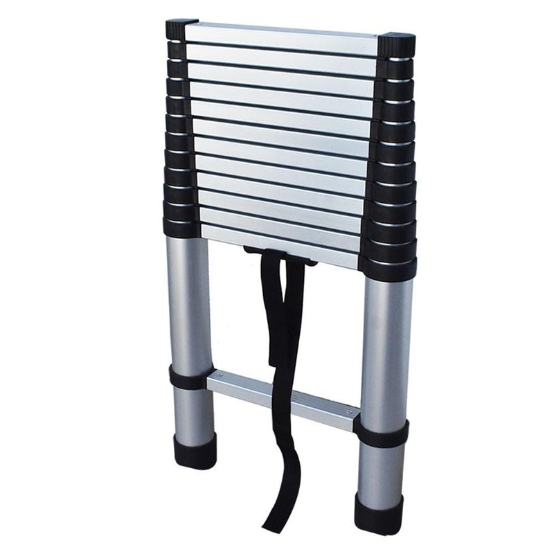 DURAFORCE 14.5FT Aluminum Extension Telescoping Heavy Duty Lightweight Step Ladder 330lbs