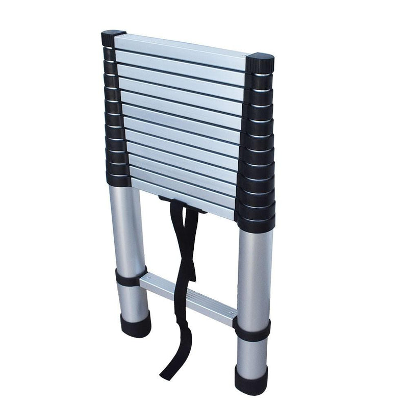 DURAFORCE 14.5FT Aluminum Extension Telescoping Heavy Duty Lightweight Step Ladder 330lbs