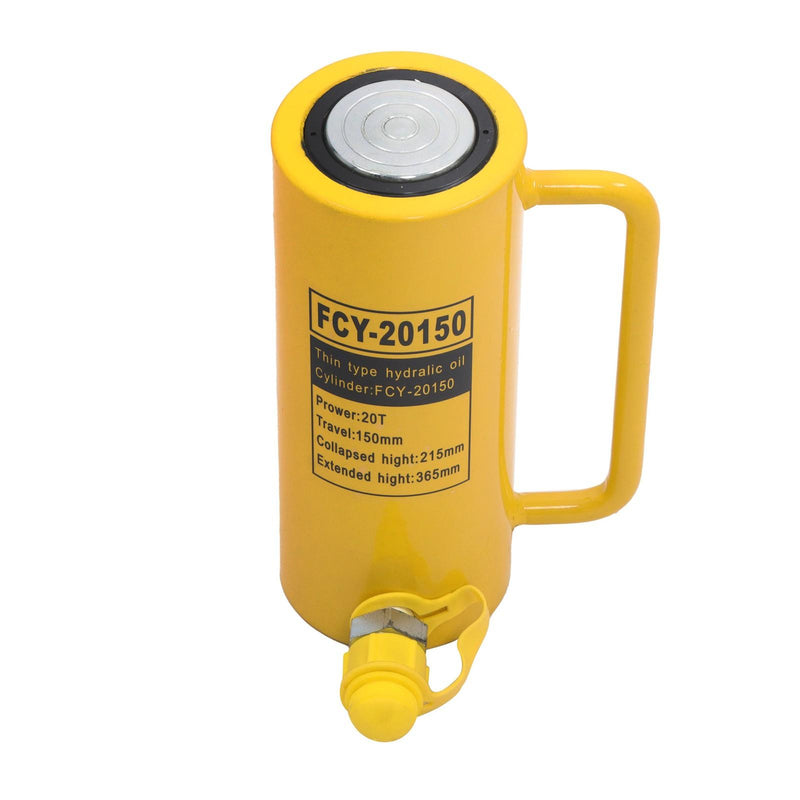 DURAFORCE 20T Hydraulic Cylinder Jack Single Acting Lifting Cylinders with 6 inch Stroke