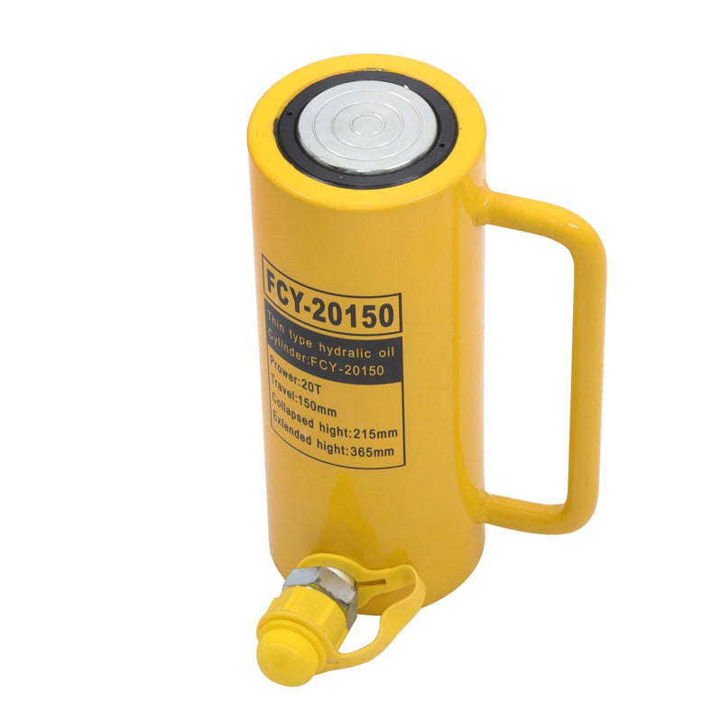 DURAFORCE 20T Hydraulic Cylinder Jack Single Acting Lifting Cylinders with 6 inch Stroke