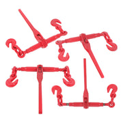 DURAFORCE 4PCS 9200lbs Load Binders Ratchet Chain Binders 3/8in-1/2in Width 24"-30"
