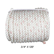 DURAFORCE 3/4" x 120' Arborist Bull Rope Tree Hoist Rigging Line Breaking Strength 2038Lbs