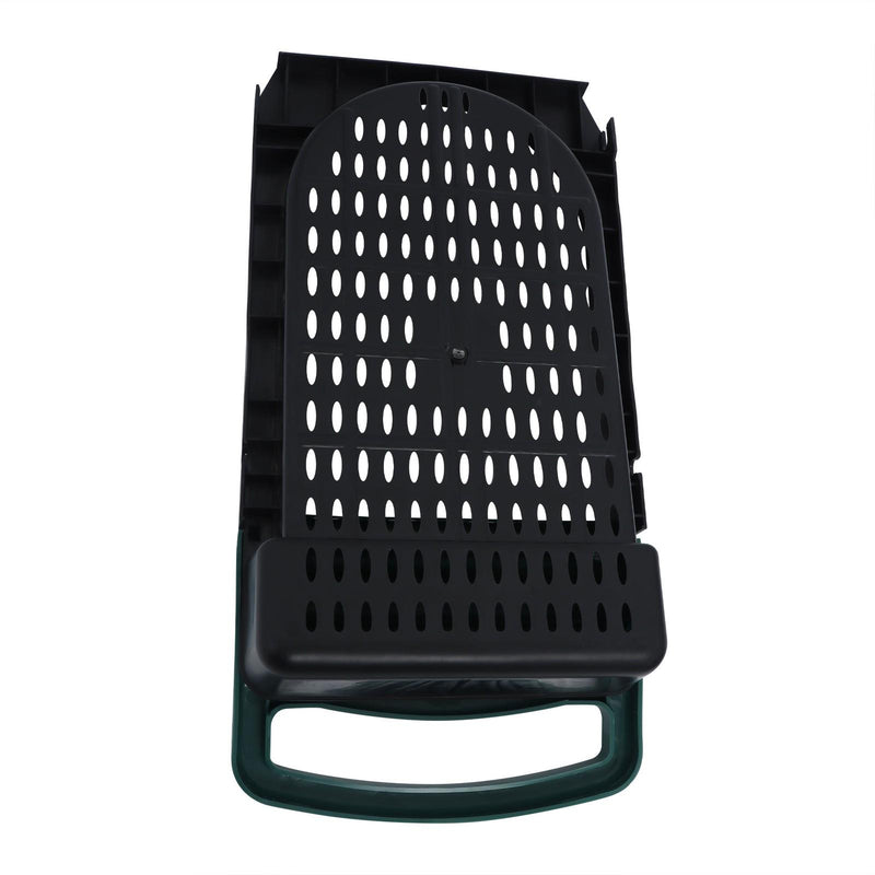 DURAFORCE Chicken Nest Box 6 Hole Chicken Egg Metal Poultry Box Wall Mount Large Vent Hole