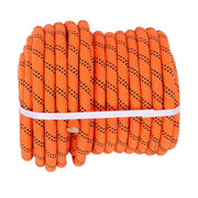 DURAFORCE 3/4"×120' 48 Strands Polyester Braided Arborist Rope For Tree Work Orange &Black
