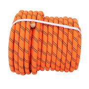 DURAFORCE 3/4"×120' 48 Strands Polyester Braided Arborist Rope For Tree Work Orange &Black