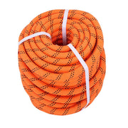 DURAFORCE 3/4"×120' 48 Strands Polyester Braided Arborist Rope For Tree Work Orange &Black