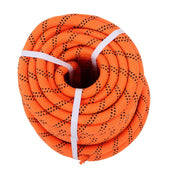 DURAFORCE 3/4"×120' 48 Strands Polyester Braided Arborist Rope For Tree Work Orange &Black