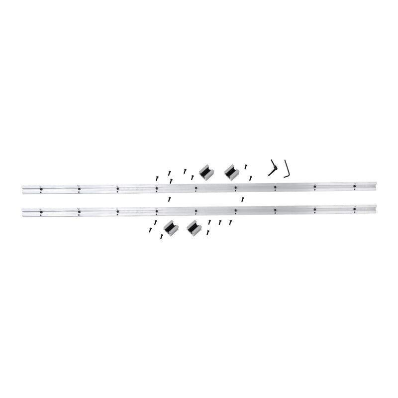 DURAFORCE 1800mm SBR20 Linear Guide Rail Kit 2PCS & 4 Square Carriage CNC