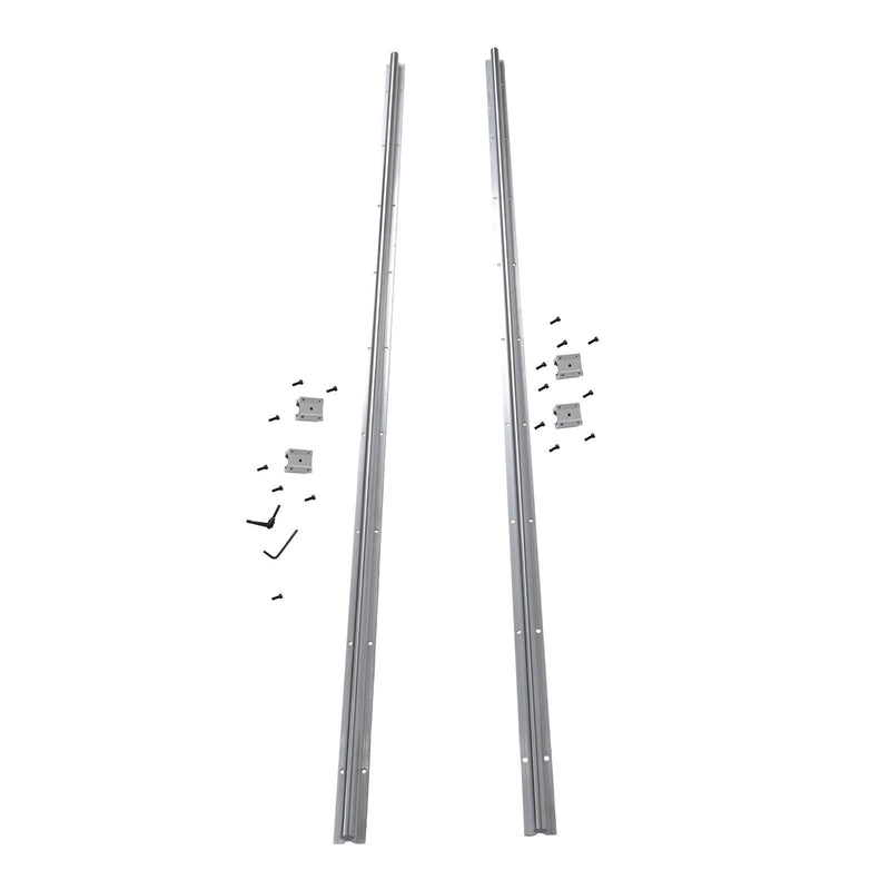 DURAFORCE 1800mm SBR20 Linear Guide Rail Kit 2PCS & 4 Square Carriage CNC
