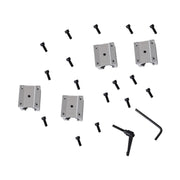 DURAFORCE 1800mm SBR20 Linear Guide Rail Kit 2PCS & 4 Square Carriage CNC