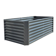 DURAFORCE 6x3x2 Ft Outdoor Metal Raised Garden Bed Deep Root Box Planter For Vegetables
