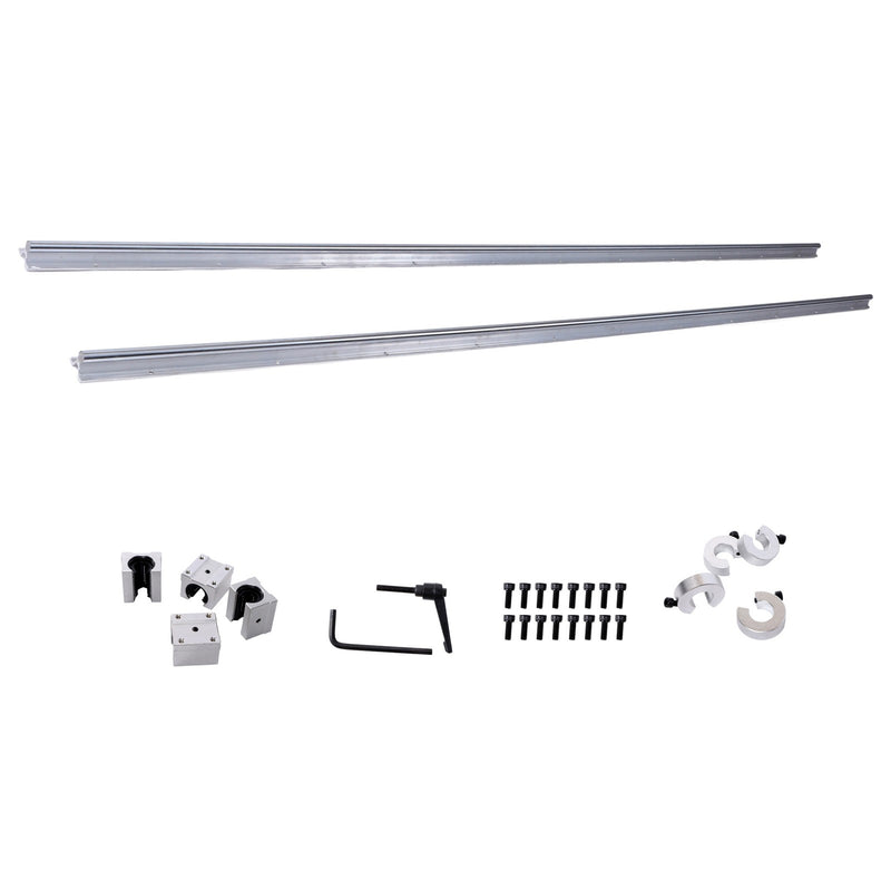 DURAFORCE SBR16-2200mm Linear Slide Guide Set with 4UU Blocks & Fixing Rings