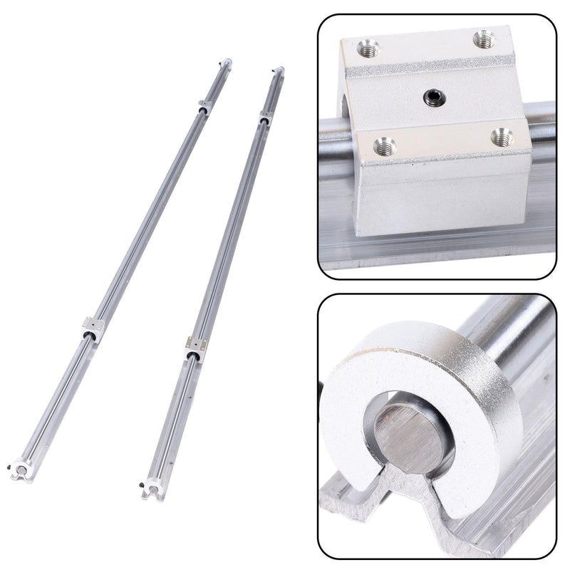 DURAFORCE SBR16-2200mm Linear Slide Guide Set with 4UU Blocks & Fixing Rings