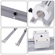 DURAFORCE SBR16-2200mm Linear Slide Guide Set with 4UU Blocks & Fixing Rings