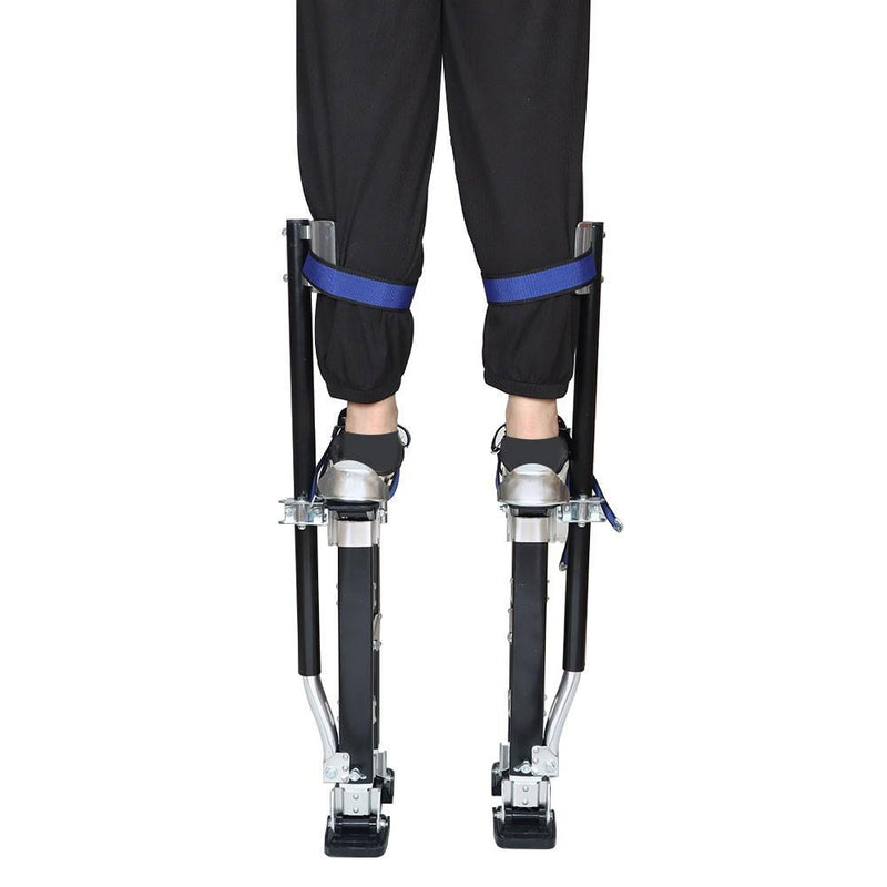 DURAFORCE 18 Inch -30 Inch Adjustable Aluminum Alloy Stilts For Drywall Painters Walking