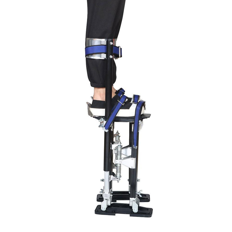 DURAFORCE 18 Inch -30 Inch Adjustable Aluminum Alloy Stilts For Drywall Painters Walking