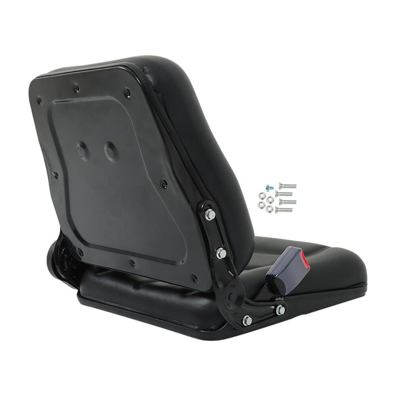 DURAFORCE Forklift Suspension Seat With Safety Belt Adjustable Forklift Seat Waterproof