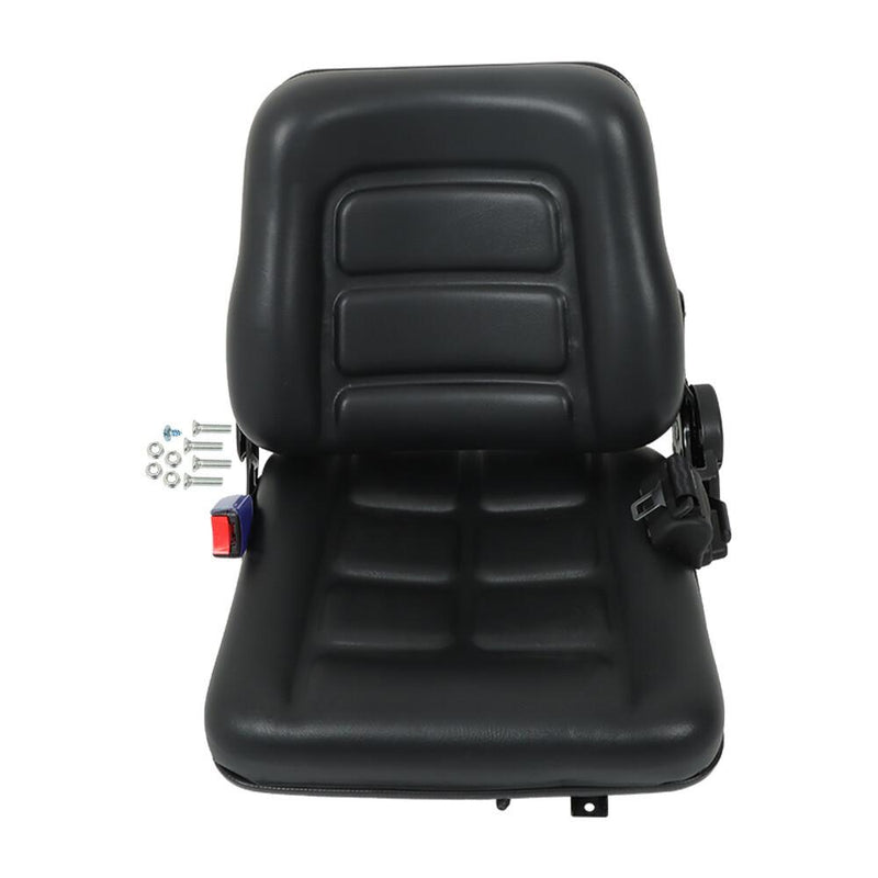 DURAFORCE Forklift Suspension Seat With Safety Belt Adjustable Forklift Seat Waterproof