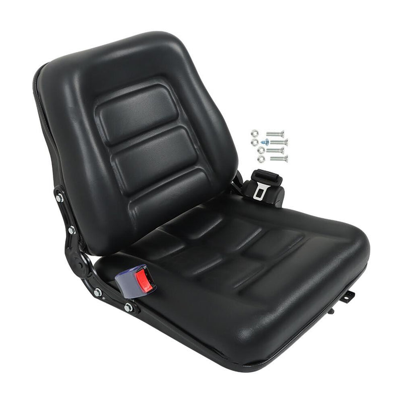 DURAFORCE Forklift Suspension Seat With Safety Belt Adjustable Forklift Seat Waterproof