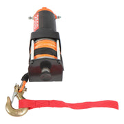 DURAFORCE 2500lbs Electric Winch 12VDC/1.3HP Motor 50ft Synthetic Rope w/ Wireless Remote