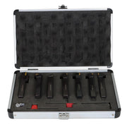DURAFORCE 7Pcs Carbide Indexable Turning Tool 1/2" Lathe Tool Bit Thread Insert+Holder Kit