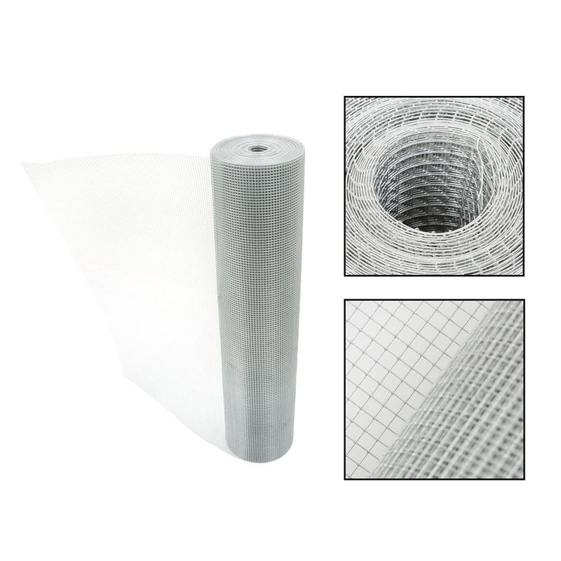 DURAFORCE 36in x 100ft Welded Wire Mesh Chicken Poultry Fence Hardware Cloth 1/4 in