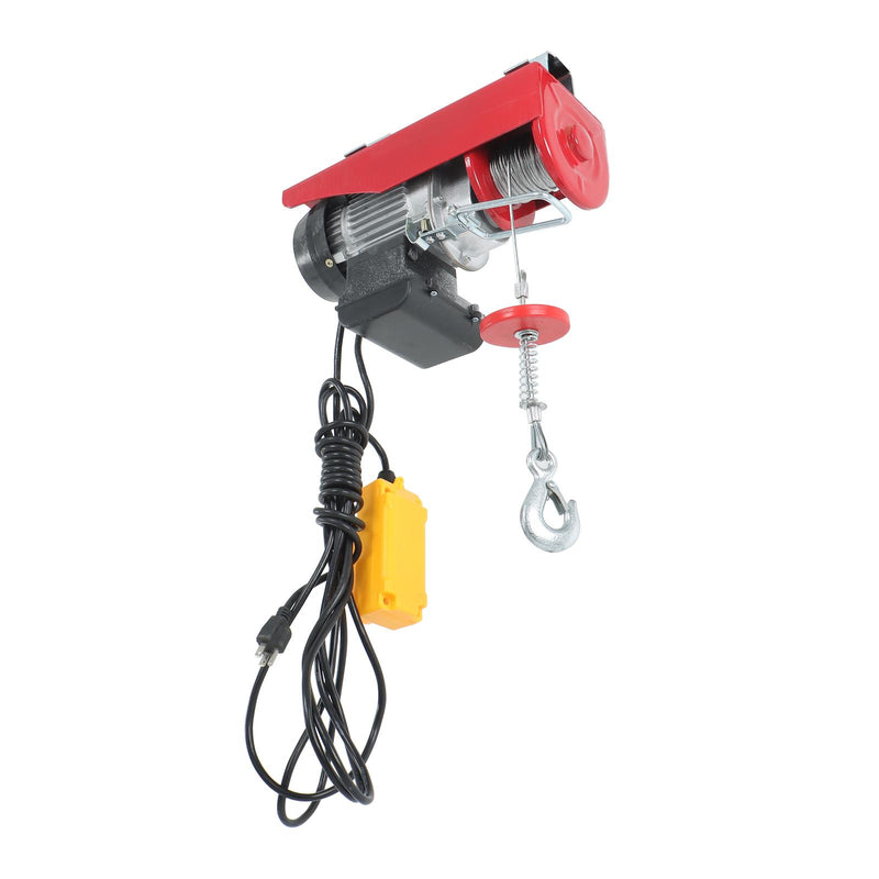 DURAFORCE 440lbs/ 200kg Electric Hoist with 14 FT Wired Remote Control 110V 510W Motor
