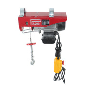 DURAFORCE 440lbs/ 200kg Electric Hoist with 14 FT Wired Remote Control 110V 510W Motor