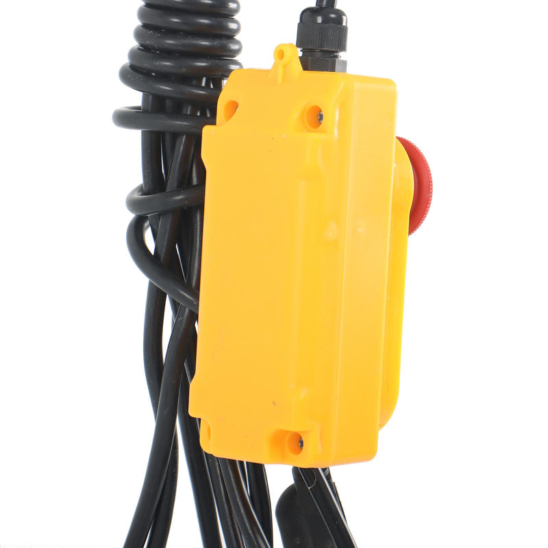 DURAFORCE 440lbs/ 200kg Electric Hoist with 14 FT Wired Remote Control 110V 510W Motor