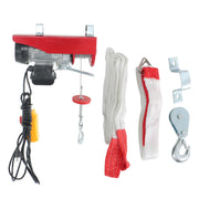 DURAFORCE 440lbs/ 200kg Electric Hoist with 14 FT Wired Remote Control 110V 510W Motor