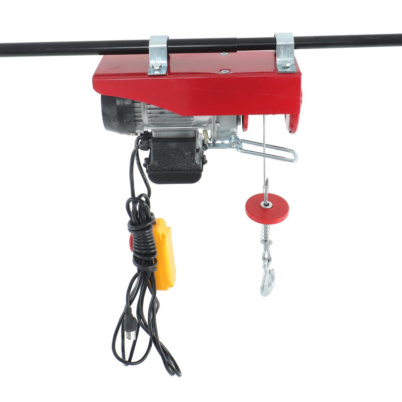 DURAFORCE 440lbs/ 200kg Electric Hoist with 14 FT Wired Remote Control 110V 510W Motor