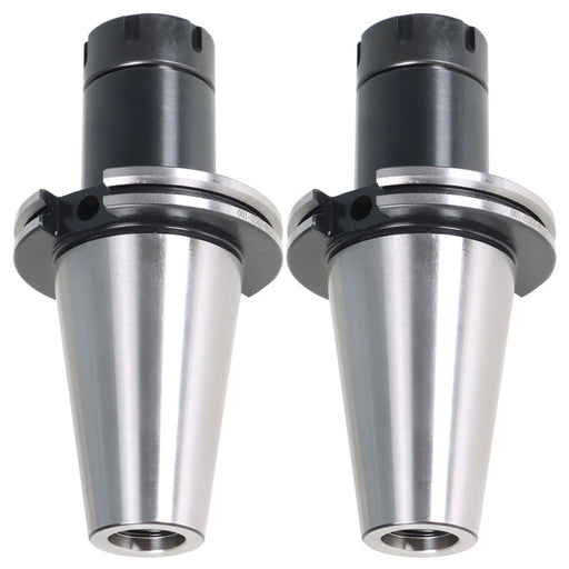 DURAFORCE 2pcs CAT50-ER32 COLLET CHUCK 4" 100mm Gage Length Tool Holder Set 0.0001"