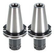 DURAFORCE 2pcs CAT50-ER32 COLLET CHUCK 4" 100mm Gage Length Tool Holder Set 0.0001"