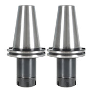 DURAFORCE 2pcs CAT50-ER32 COLLET CHUCK 4" 100mm Gage Length Tool Holder Set 0.0001"