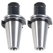 DURAFORCE 2pcs CAT50-ER32 COLLET CHUCK 4" 100mm Gage Length Tool Holder Set 0.0001"