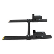 DURAFORCE 43 Inch Clamp on Pallet Forks 2000lbs Heavy Duty Quick Attach Bucket Fork