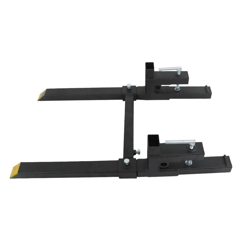 DURAFORCE 43 Inch Clamp on Pallet Forks 2000lbs Heavy Duty Quick Attach Bucket Fork