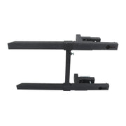 DURAFORCE 43 Inch Clamp on Pallet Forks 2000lbs Heavy Duty Quick Attach Bucket Fork