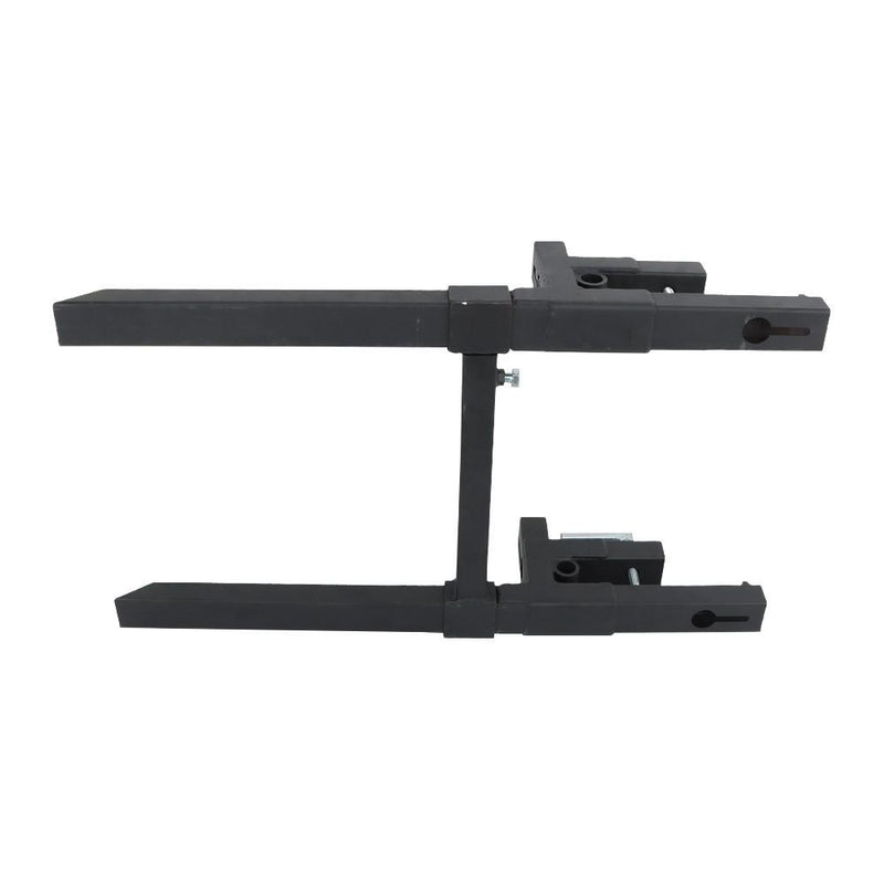 DURAFORCE 43 Inch Clamp on Pallet Forks 2000lbs Heavy Duty Quick Attach Bucket Fork