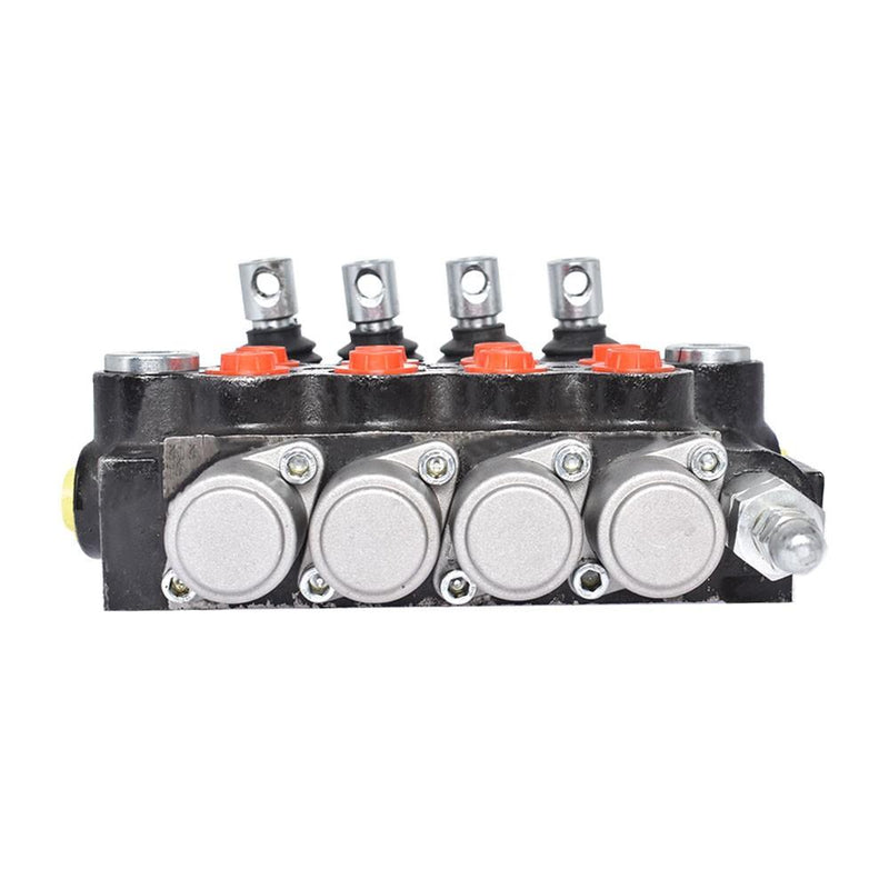 DURAFORCE Hydraulic Monoblock Double Acting Control Valve 4 Spool 11 GPM SAE Ports 3625PSI